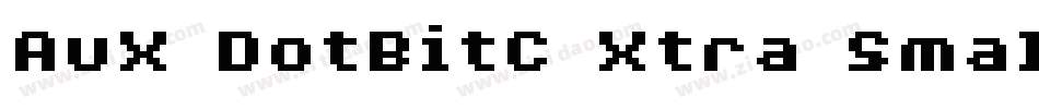 AuX DotBitC Xtra SmallCaps字体转换